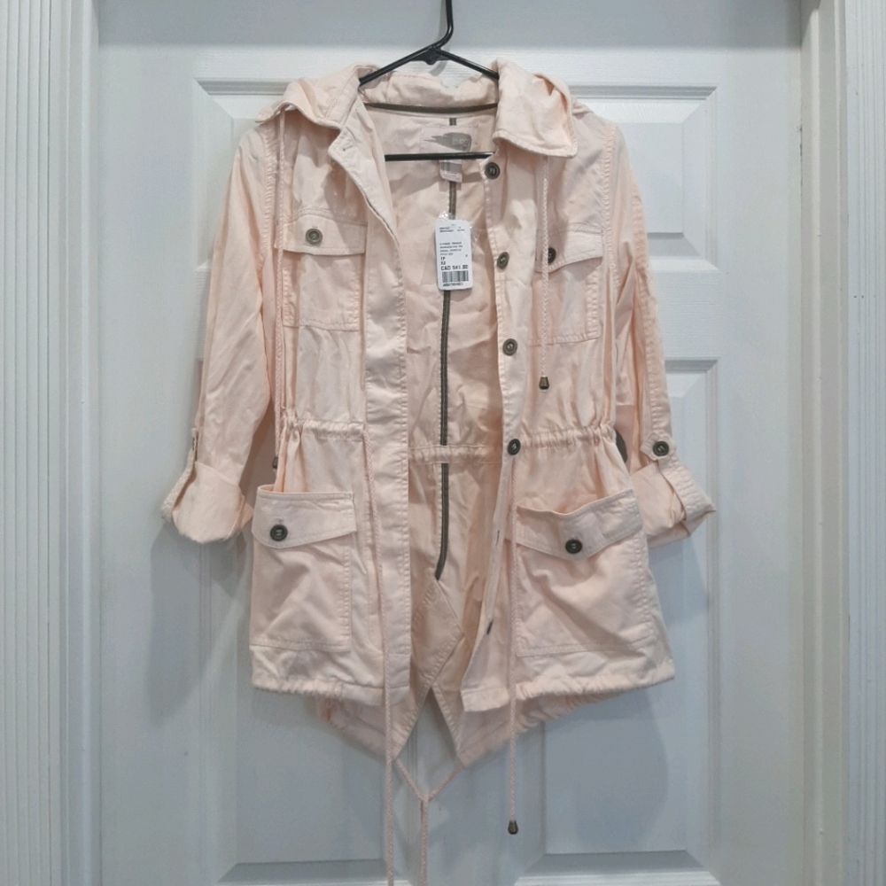 Forever 21 Pink Utility Jacket XS NEW